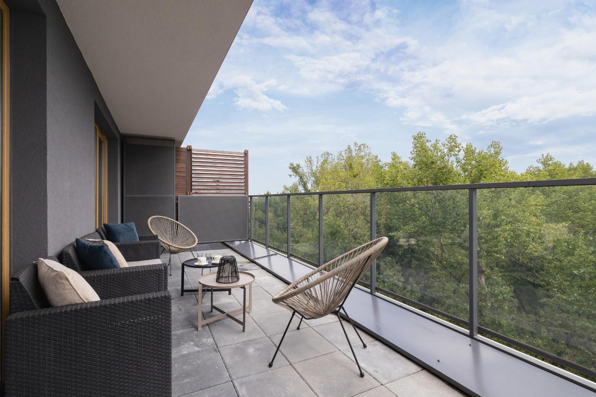 Stylowy Apartament Z Dwiema Sypialniami Balkonem I Parkingiem By Noclegi Renters Katowice Exterior foto